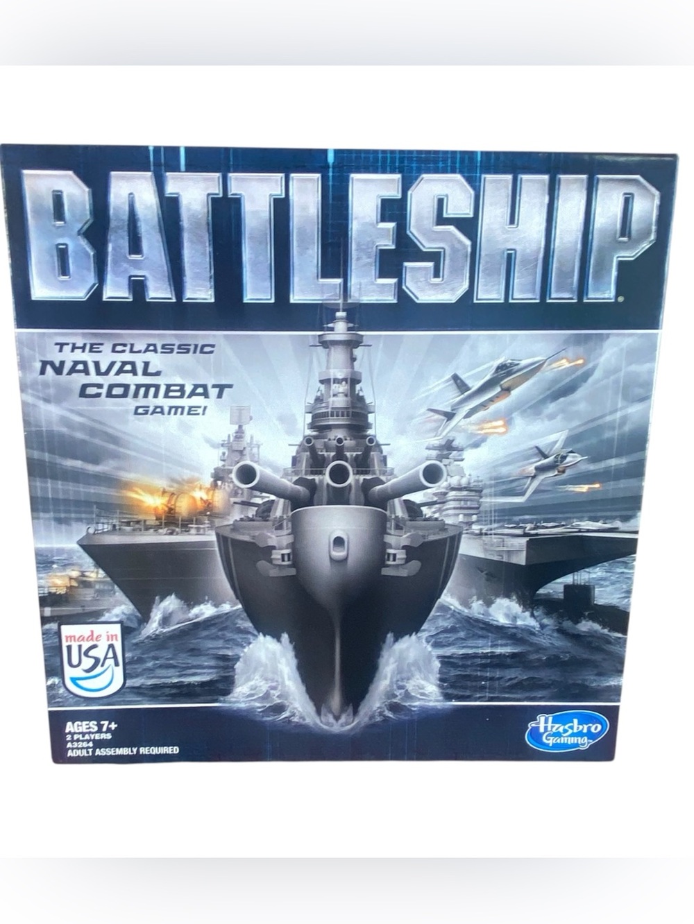Hasbro Battleship Board Game Classic Naval Combat Game Ages 7+ Manual Family Fun